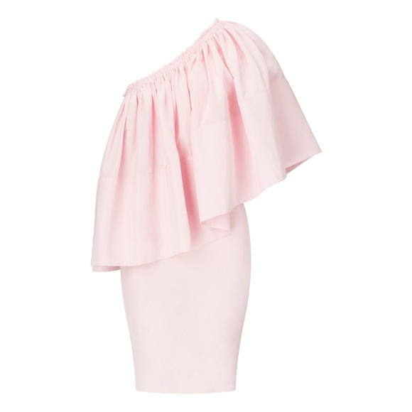 Solace London Pink Layci Ruffle Dress sz 8 EUC - Picture 4 of 11